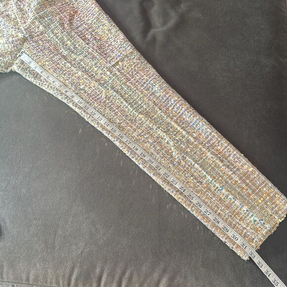 Men’s Gold Fully Sequined Formal Party Dress Pants Size 34 NEW - Picture 8 of 10